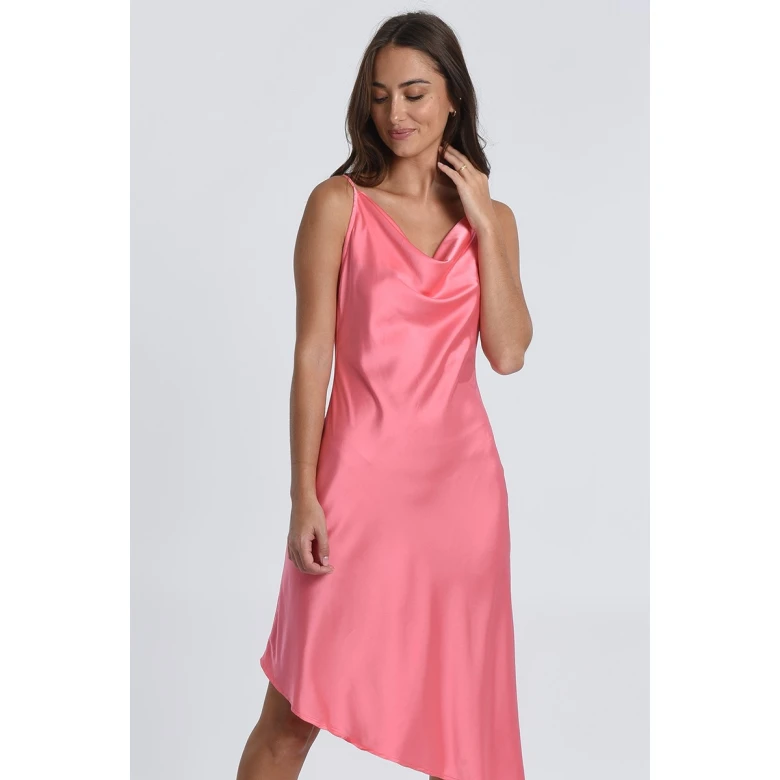 MOLLY BRACKEN Slip dress coral MW103