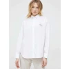 CALVIN KLEIN MONOLOGO RELAXED SHIRT Bright White J20J220515