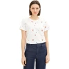 TOM TAILOR Ladies Heart Pattern T-Shirt 1035378