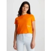 CALVIN KLEIN NY LOGO BABY TEE Vibrant Orange J20J221047