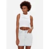 CALVIN KLEIN ARCHIVAL MONOLOGO RIB TANK TOP Bright White J20J221521