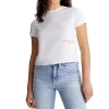 CALVIN KLEIN NY LOGO BABY TEE Bright White J20J221047