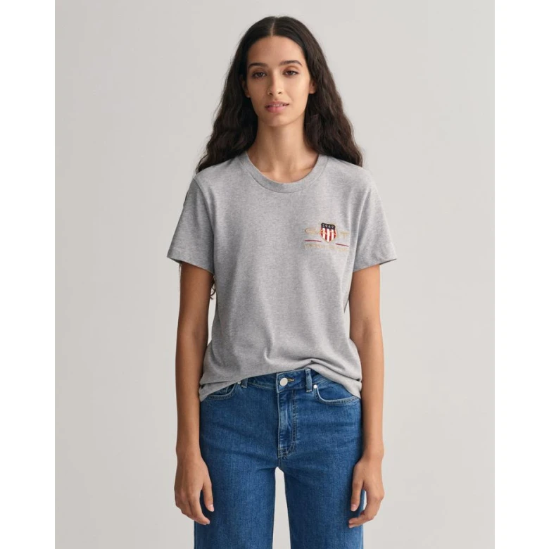 GANT ARCHIVE SHIELD SS T-SHIRT grey 4200417