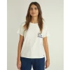 YERSE T-shirt - live in the moment ecru 38350