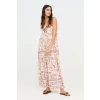 NEKANE/NUD PAISLEY PATTERN MAXI DRESS ecru CLONE