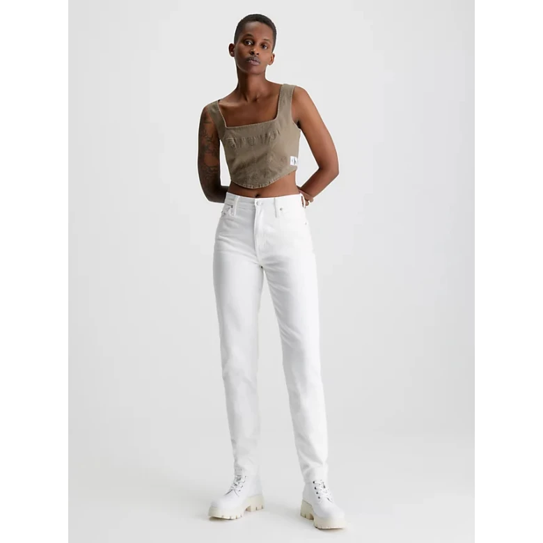 CALVIN KLEIN MOM JEAN Eggshell J20J220603