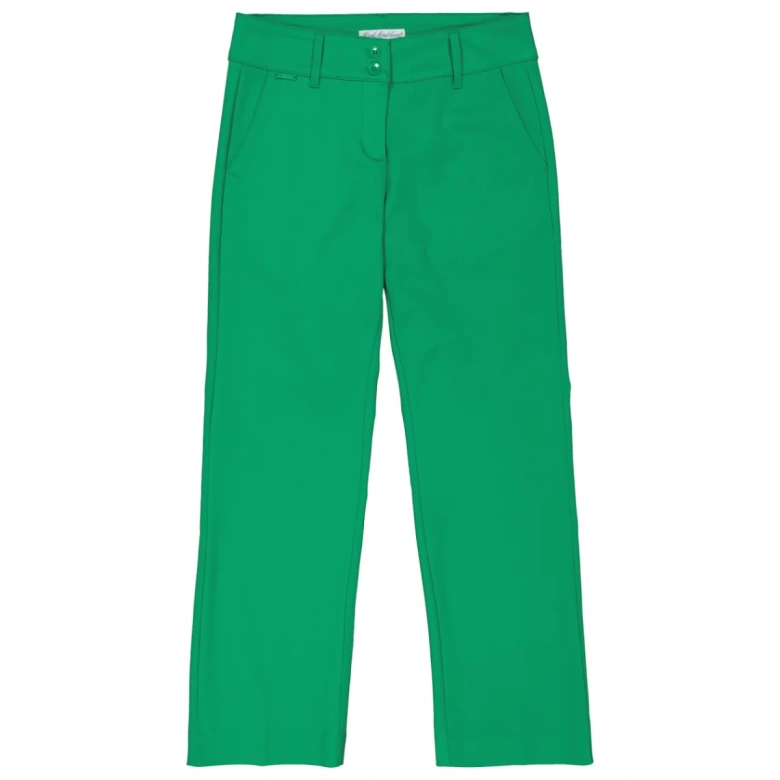 RED BUTTON Smart colour ankle trouser green 3944