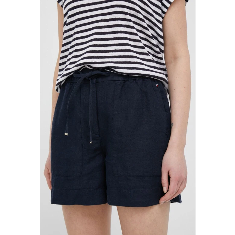 TOMMY HILFIGER CASUAL LINEN SHORT Navy WW0WW37768