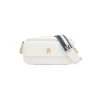 TOMMY HILFIGER ICONIC CAMERA BAG MONOGRAM Weathered White AW0AW14757