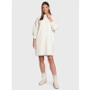 CALVIN KLEIN MICRO MONOLOGO MOCK NECK DRESS Ivory J20J220412