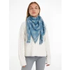 TOMMY HILFIGER ICONIC MONOGRAM SQUARE SCARF Denim Light AW0AW14540