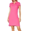 TOMMY HILFIGER ΦΟΡΕΜΑ POLO ΣΕ SLIM ΓΡΑΜΜΗ Pink Splendor WW0WW27949