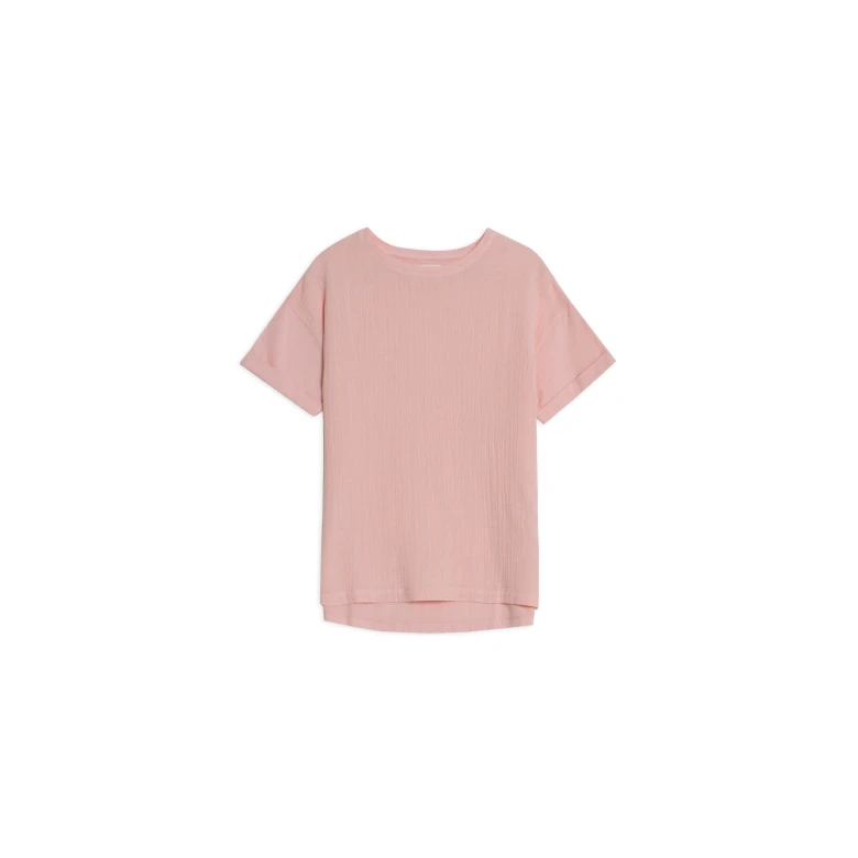 YERSE T-shirt δύο υφάσματα 100%cotton pink 36270