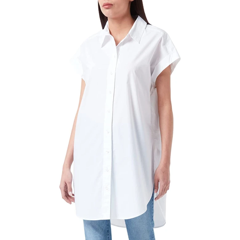 TOM TAILOR Long shortsleeve shirt white 1031300