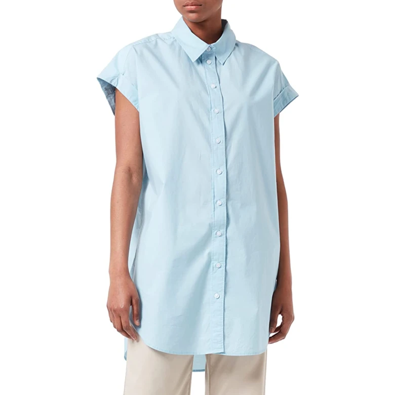 TOM TAILOR Long shortsleeve shirt skyblue 1031300