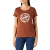 TOM TAILOR T-shirt printed regular fit rust 1031486