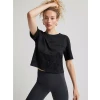 DESINGUAL T-shirt cropped black 22SWTK63-2000