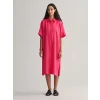 GANT Linen Short Sleeve Shirt Dress magenta 4503244