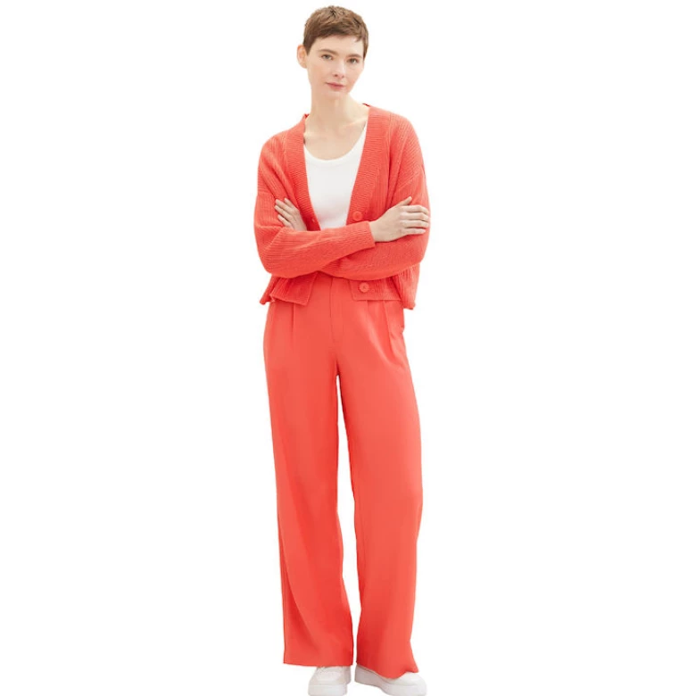 TOM TAILOR Ζακέτα V cropped coral 1041271