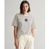 GANT Striped Monogram T-Shirt cream 4200826