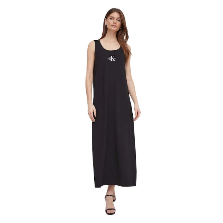 Calvin Klein Maxi Φόρεμα Μαύρο