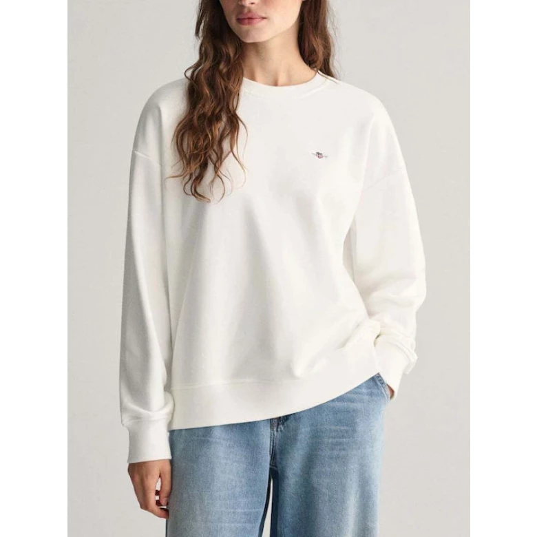 GANT Shield Crew Neck Sweatshirt eggshell 4204675