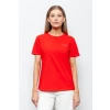 TOMMY HILFIGER METALLIC TH MONOGRAM STAMP RELAXED T-SHIRT Fierce Red WW0WW41191