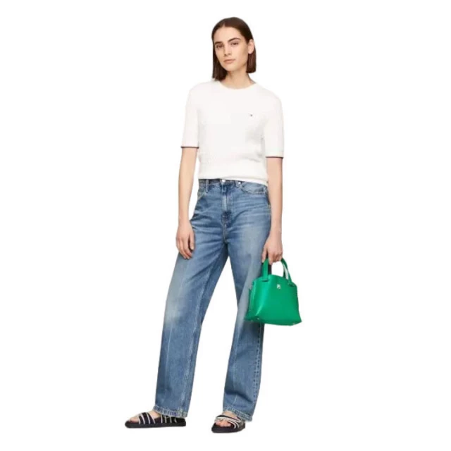 TOMMY HILFIGER TH MODERN MINI TOTE Olympic Green AW0AW15968