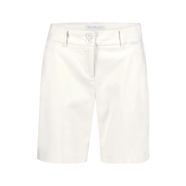 RED BUTTON Smart Chino Shorts off white 4176