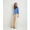 LINEN SUIT TROUSERS NATURAL