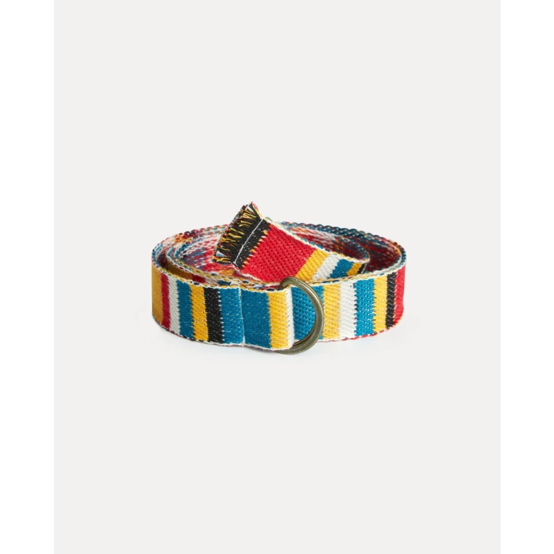 FABRIC BELT BLUE