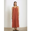 Skatïe – Long Dress with Contrast Straps in Tile