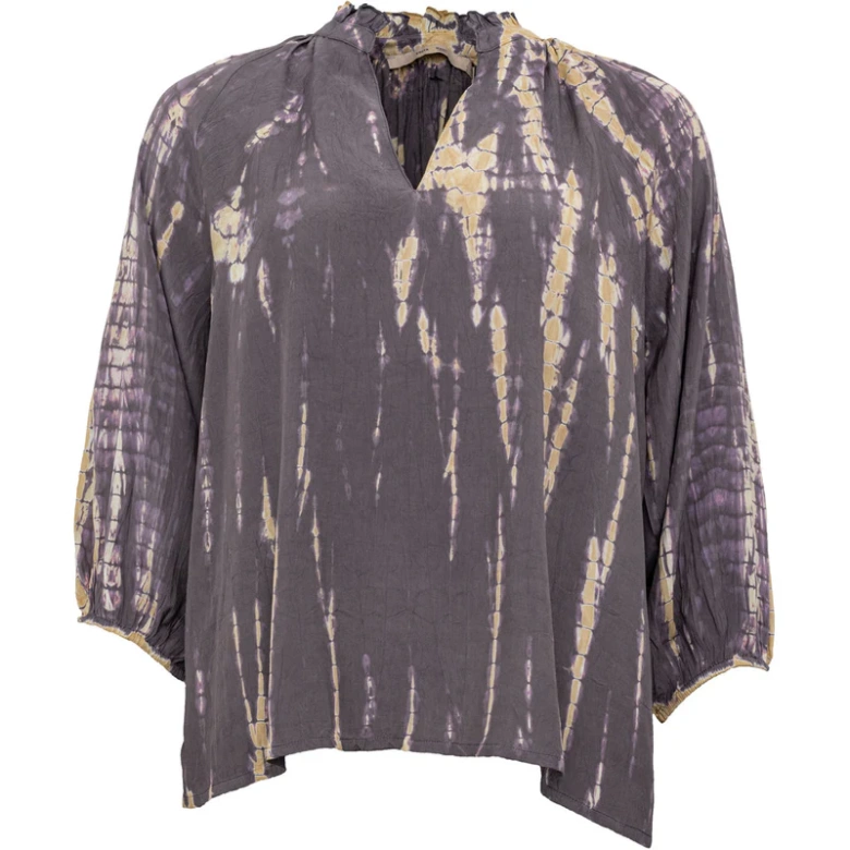 COSTAMANI Snake tie dye blouse purple 2401113