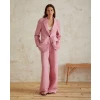 LINEN SUIT TROUSERS PINK