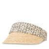 TOMMY HILFIGER BEACH SUMMER STRAW VISOR Calico WW0WW16041